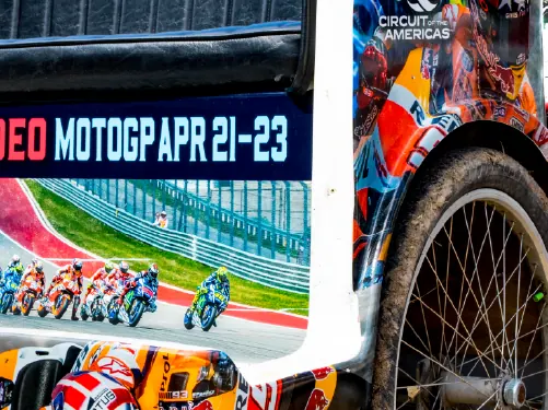 Full-wrap MotoGP pedicab
