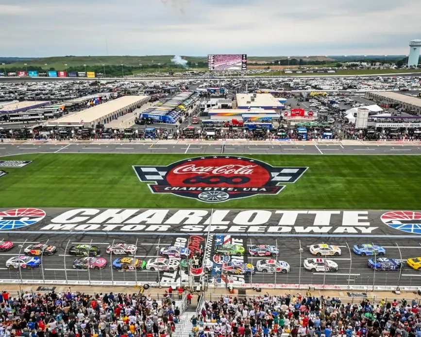 Coca-Cola 600 field at Charlotte Motor Speedway