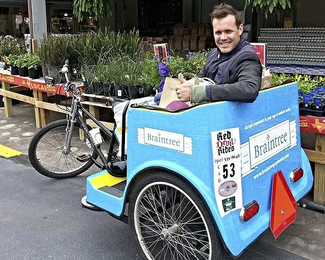 Braintree branded pedicab