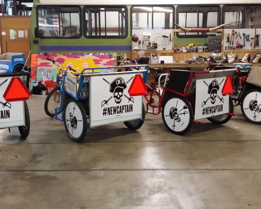 Captain Morgan branded pedicab fleet for SXSW